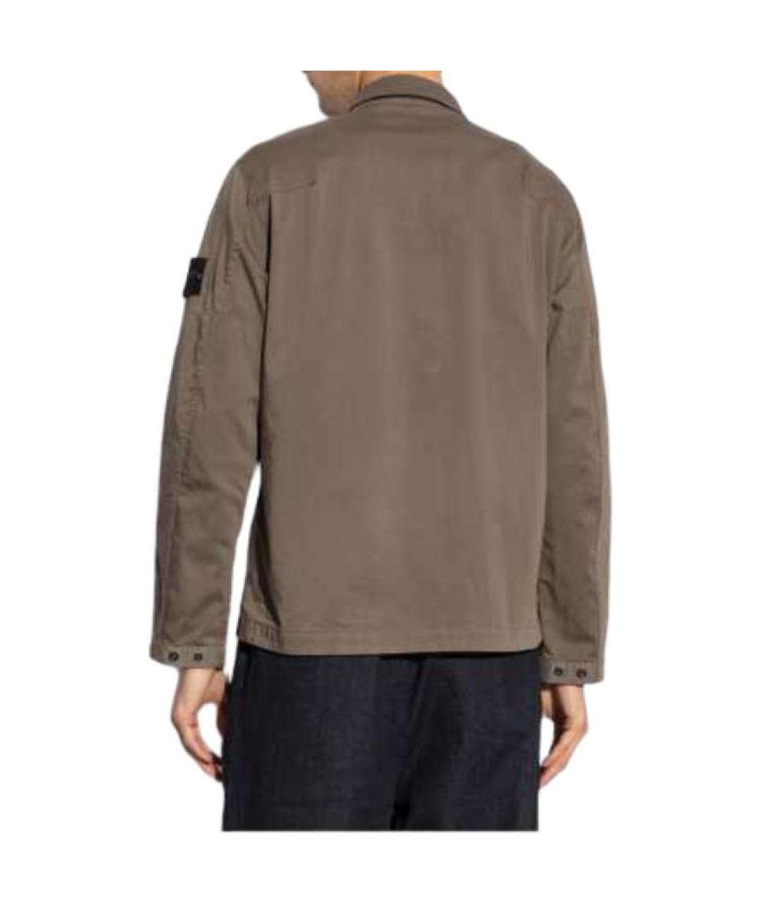 STONE ISLAND Коричневая куртка, фото 4