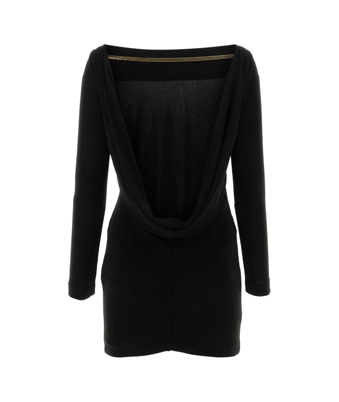 DSQUARED2 Черное вискозное платье, фото 2