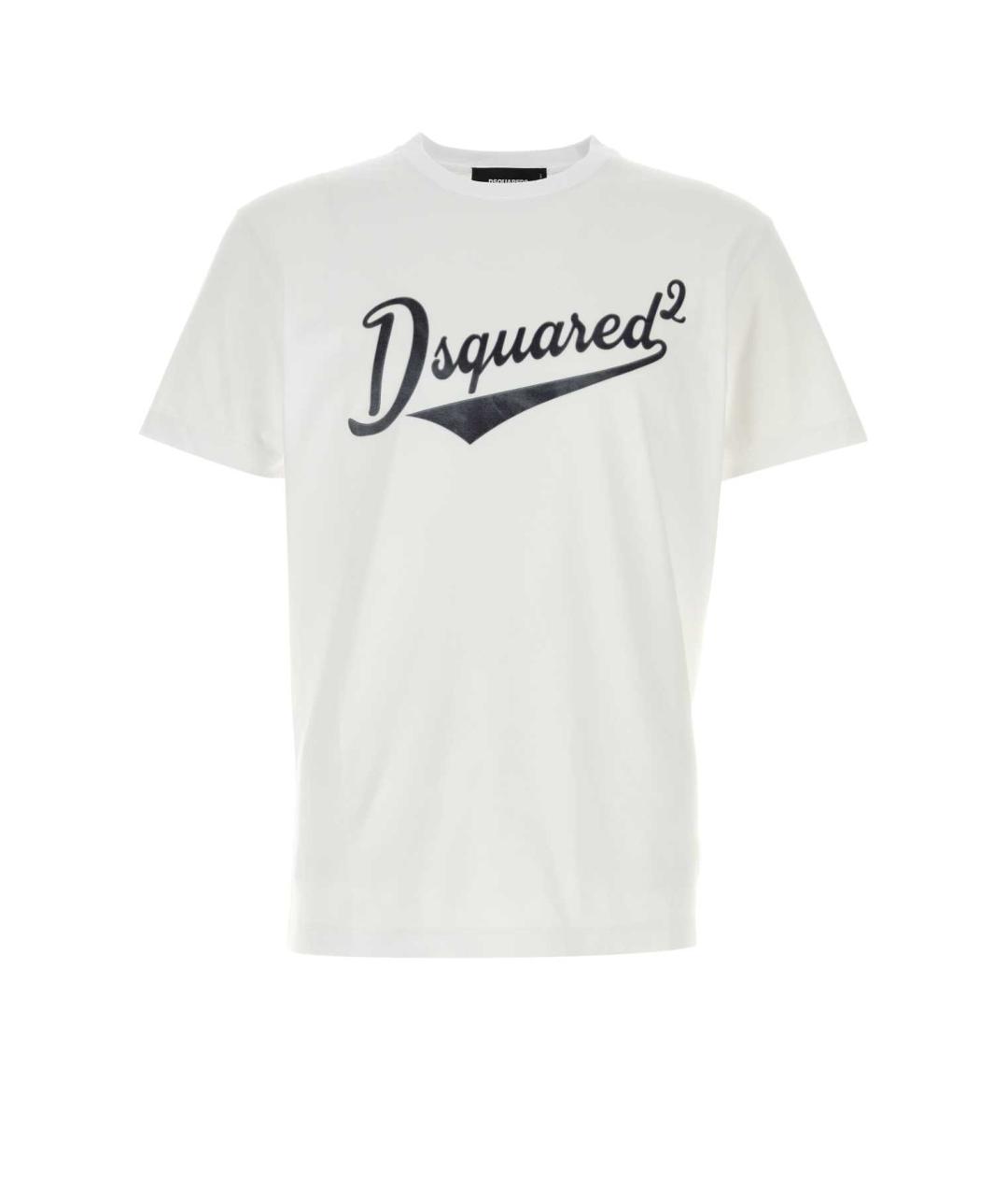 DSQUARED2 Белая хлопковая футболка, фото 1