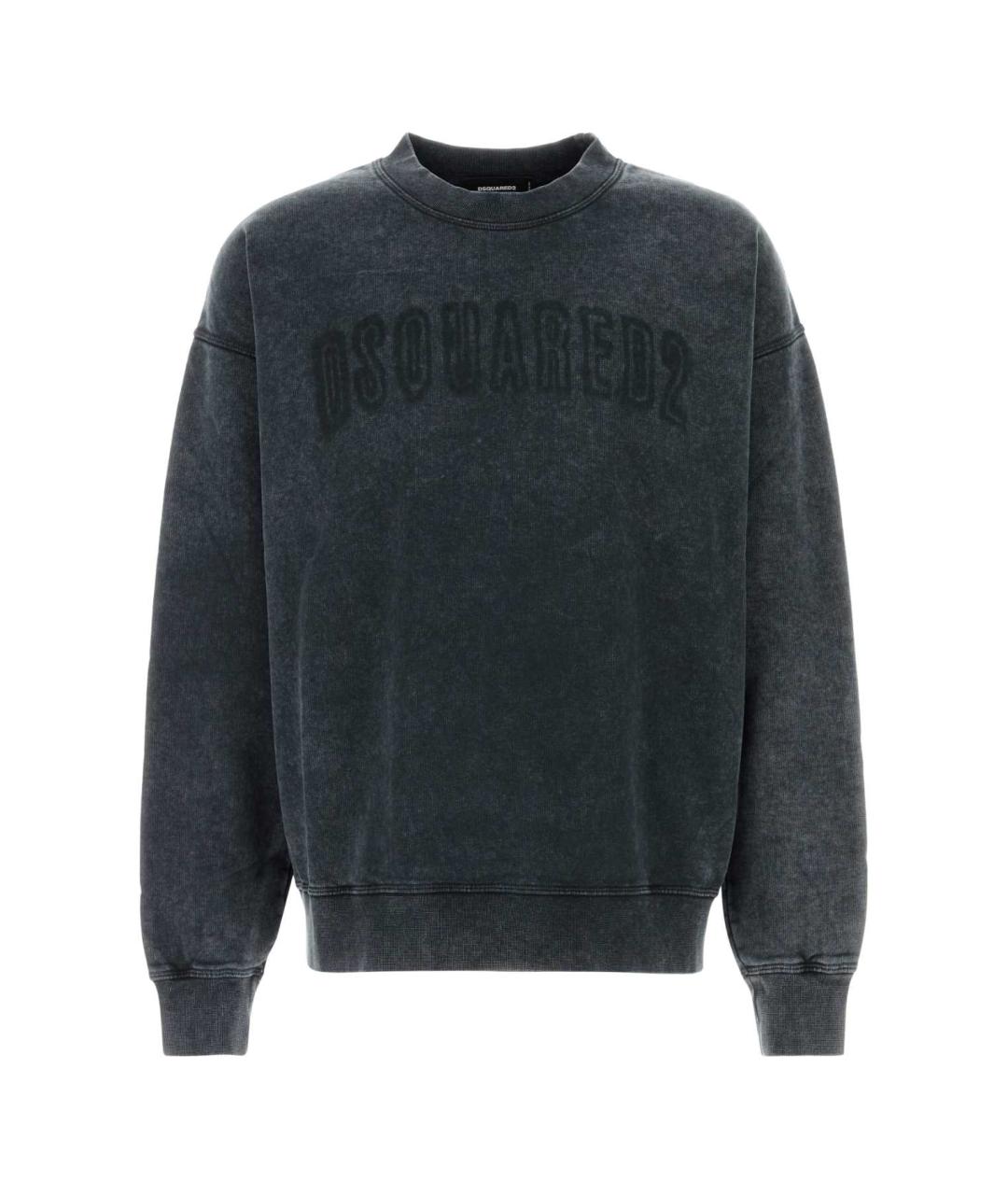 DSQUARED2 Темно-синий хлопковый джемпер / свитер, фото 1