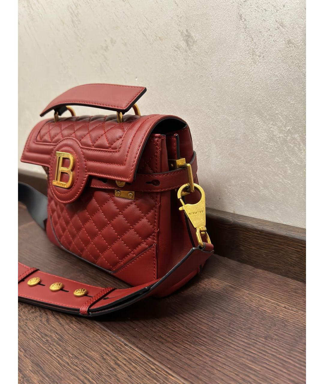 BALMAIN Голубая кожаная сумка тоут, фото 3
