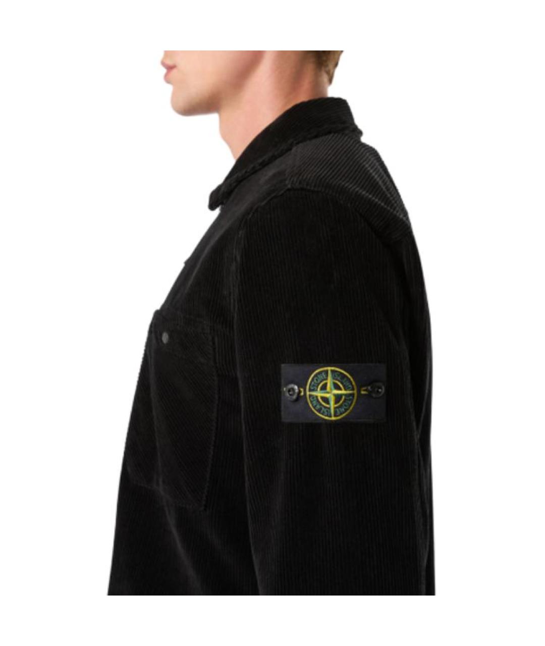 STONE ISLAND Черная куртка, фото 5