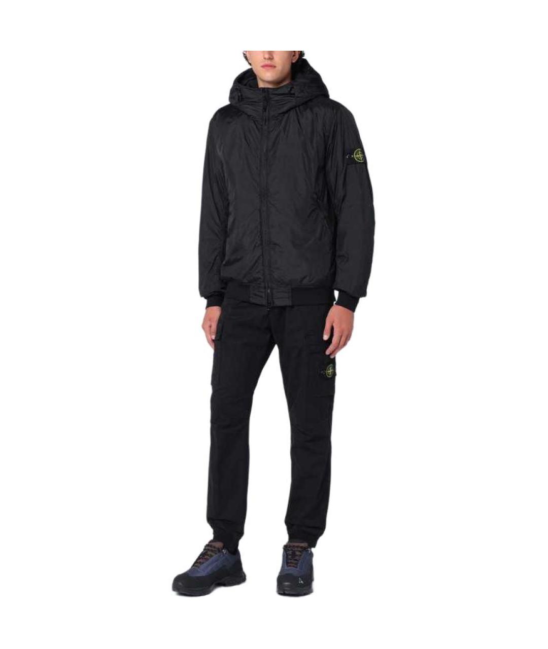 STONE ISLAND Черная куртка, фото 4
