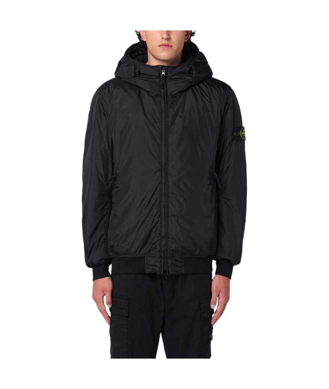 STONE ISLAND Черная куртка, фото 3