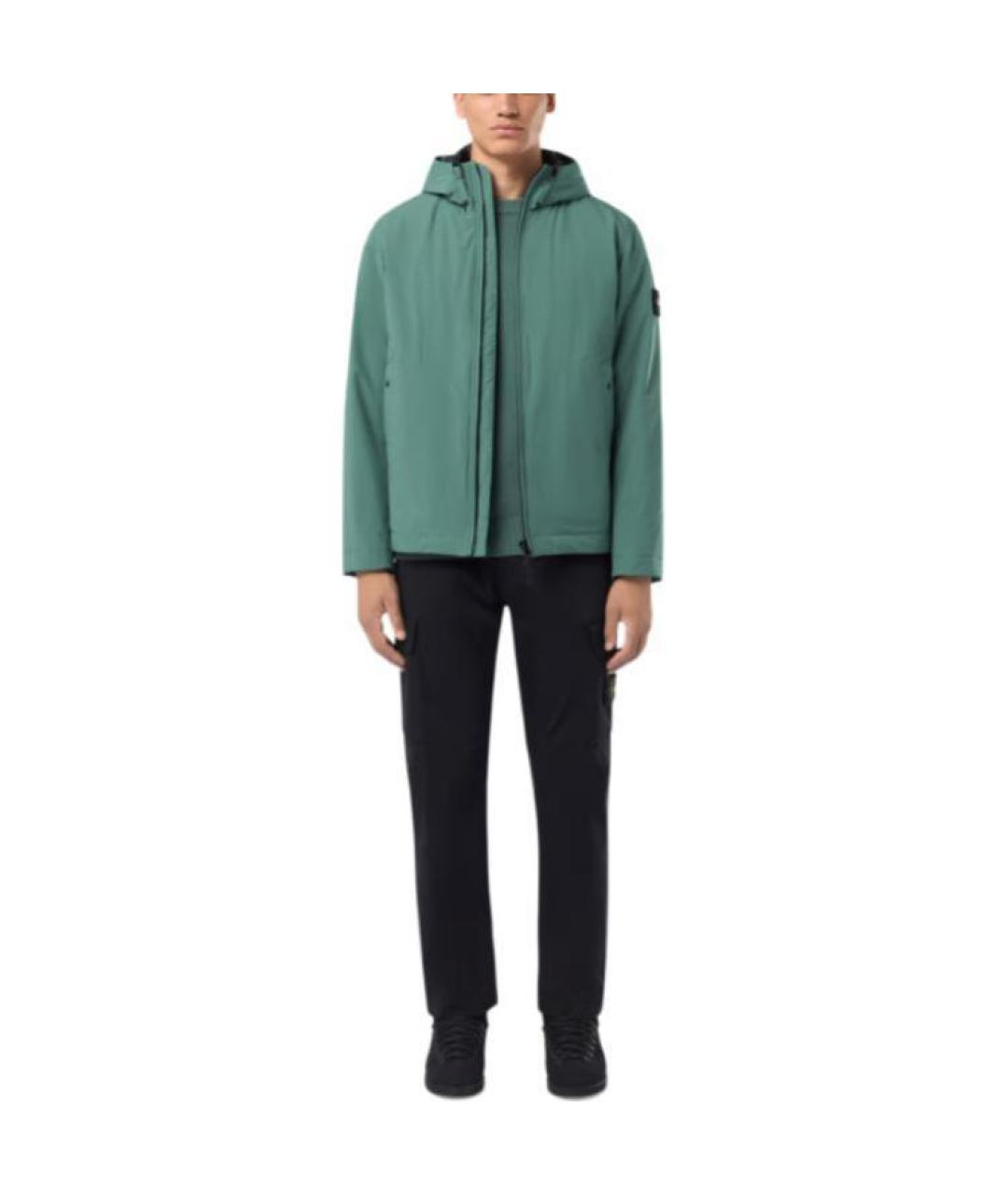 STONE ISLAND Зеленая куртка, фото 3