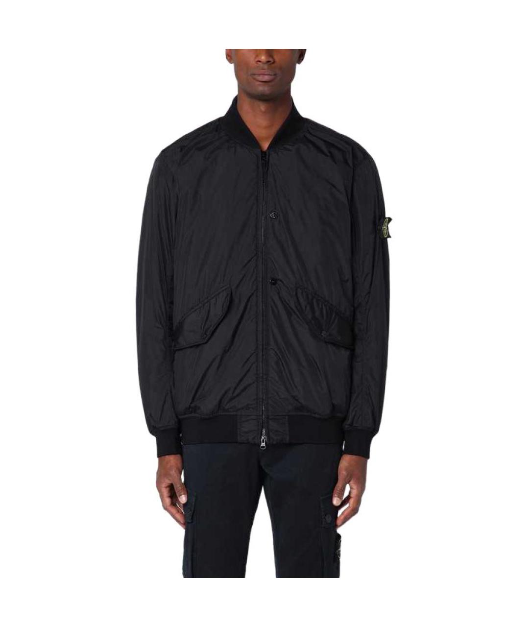 STONE ISLAND Черная куртка, фото 3