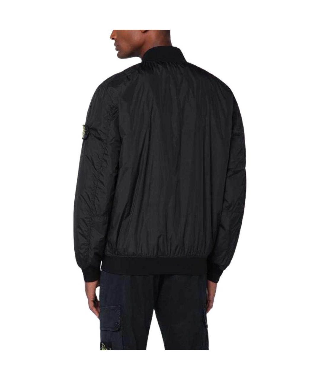 STONE ISLAND Черная куртка, фото 4