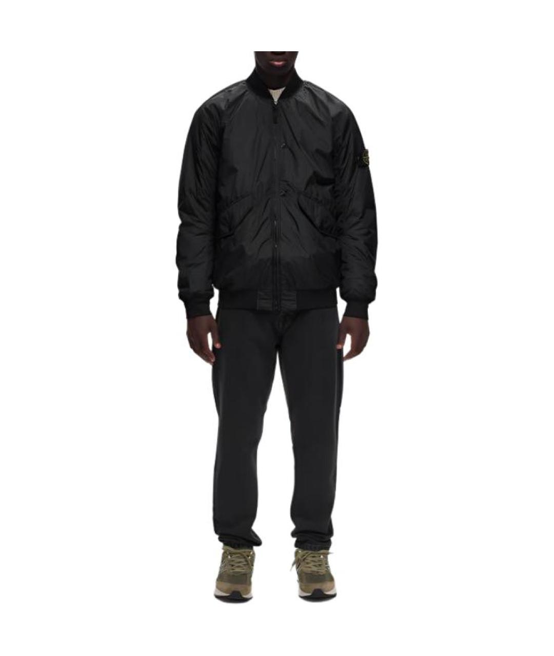 STONE ISLAND Черная куртка, фото 2