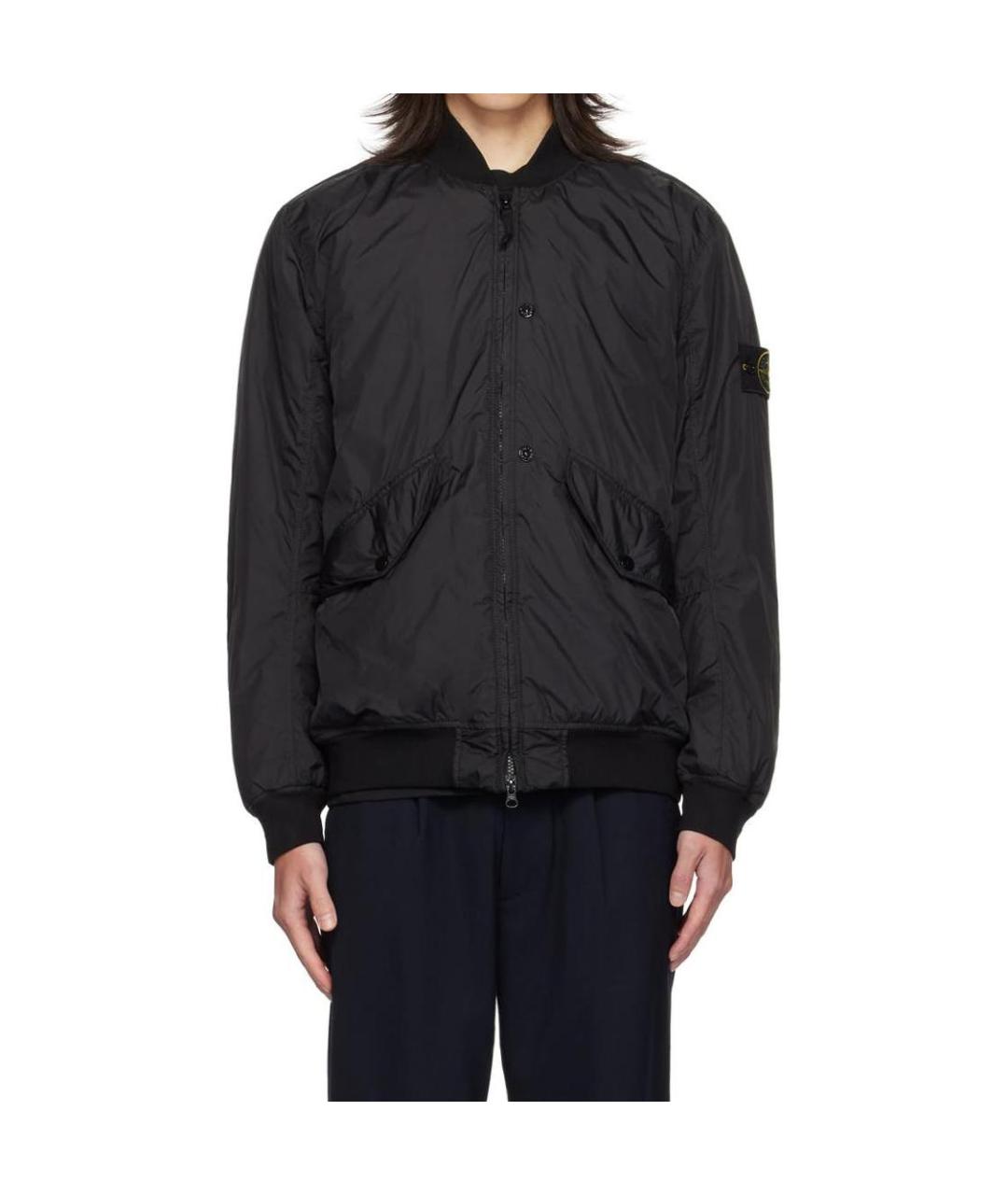 STONE ISLAND Черная куртка, фото 5