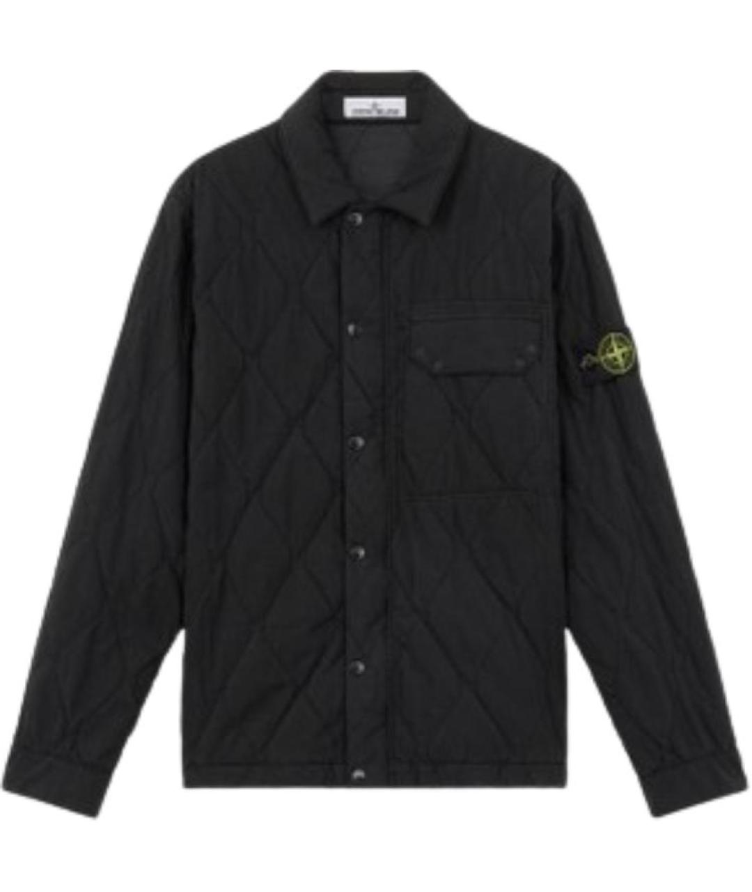 STONE ISLAND Черная куртка, фото 1