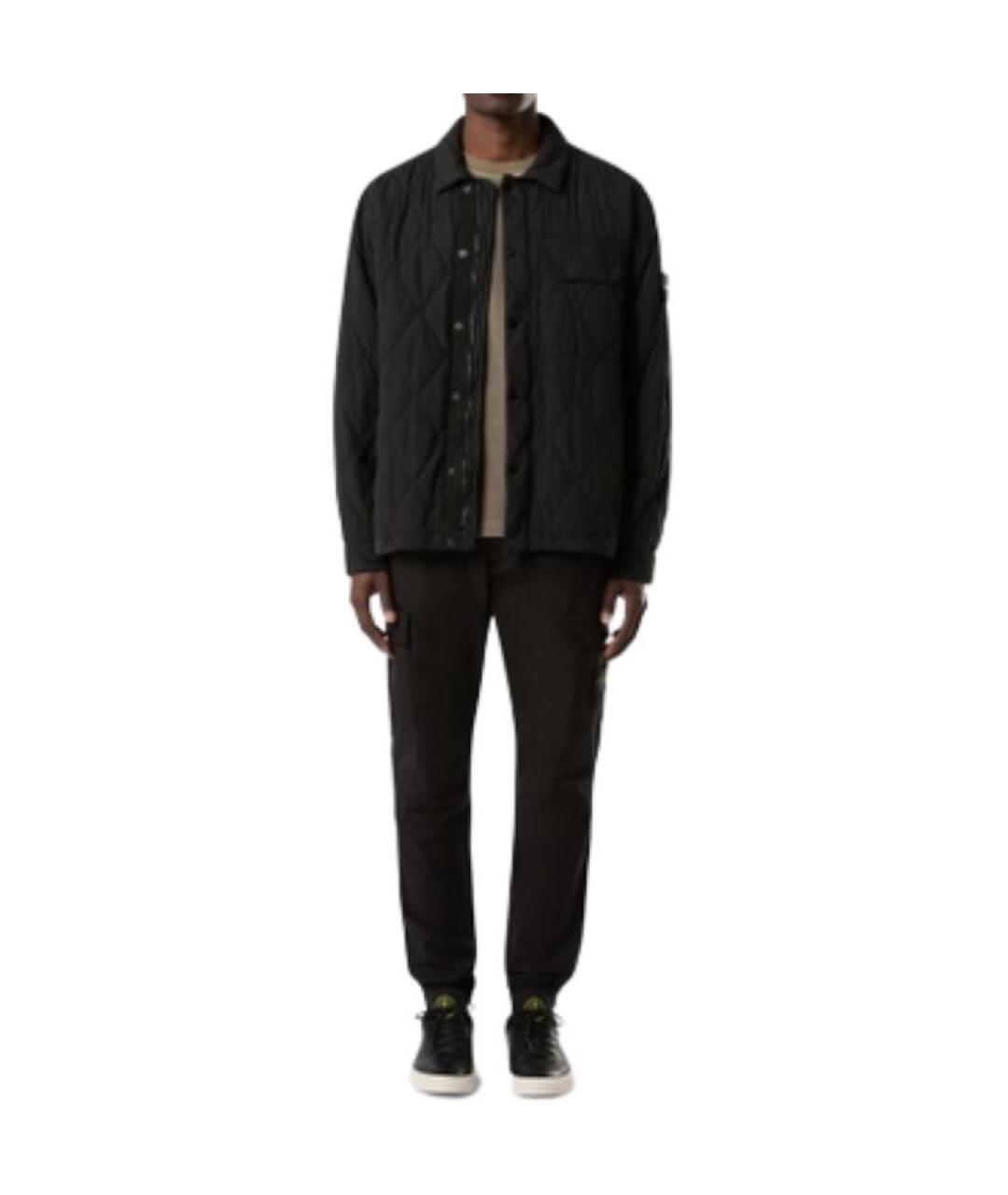 STONE ISLAND Черная куртка, фото 4