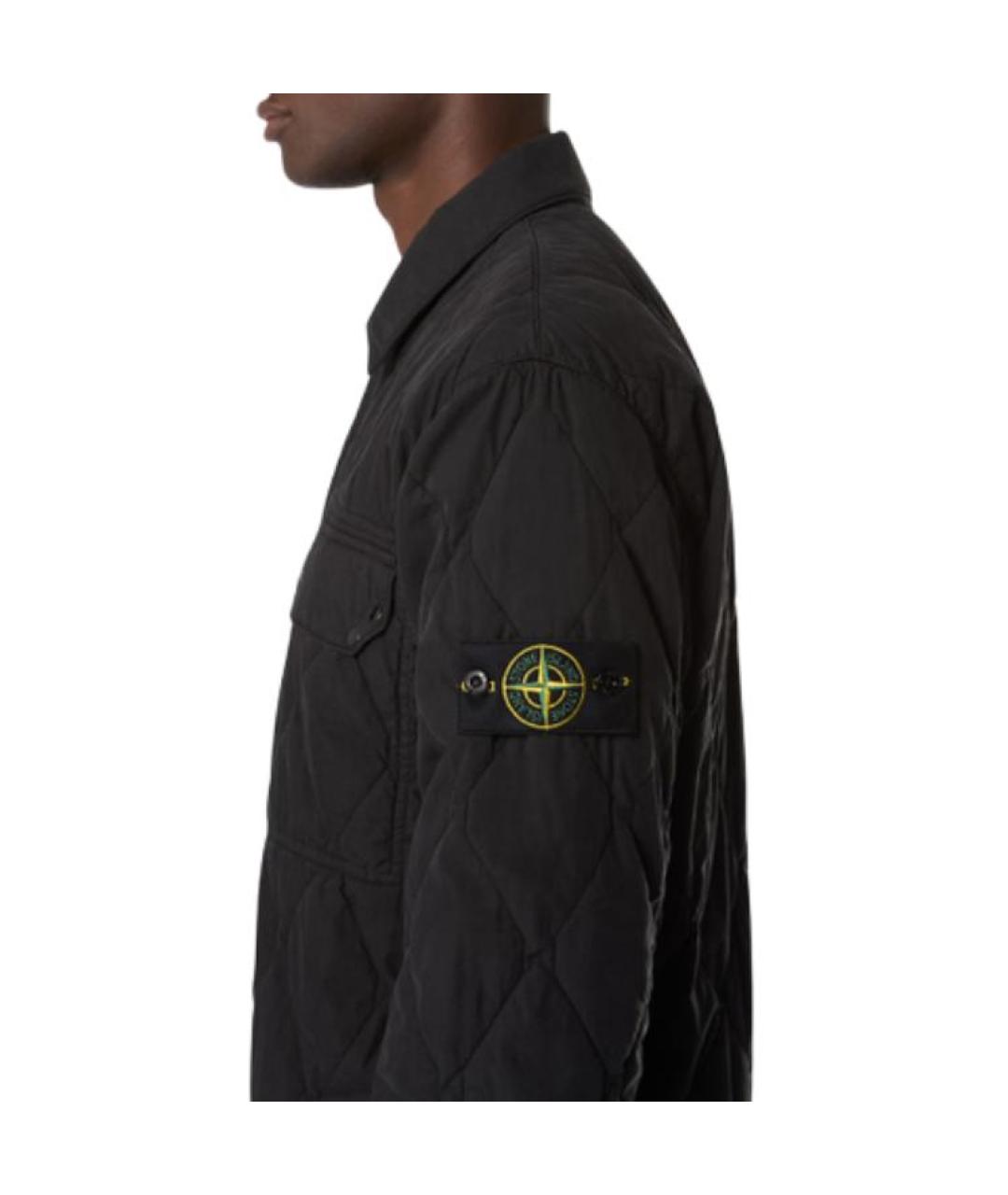 STONE ISLAND Черная куртка, фото 6