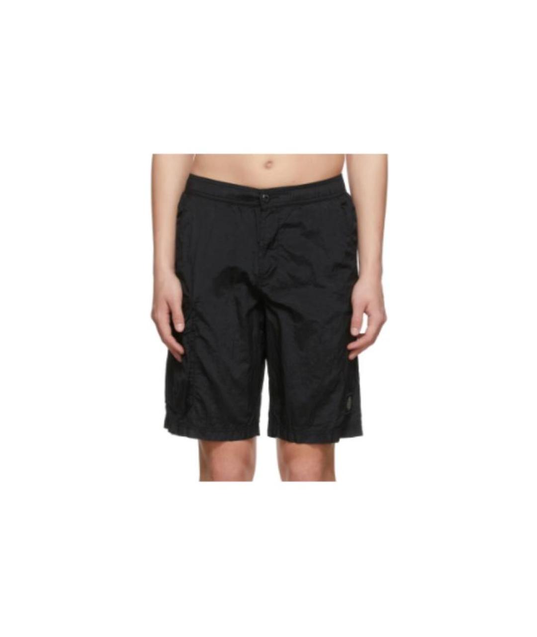 STONE ISLAND Черные шорты, фото 4