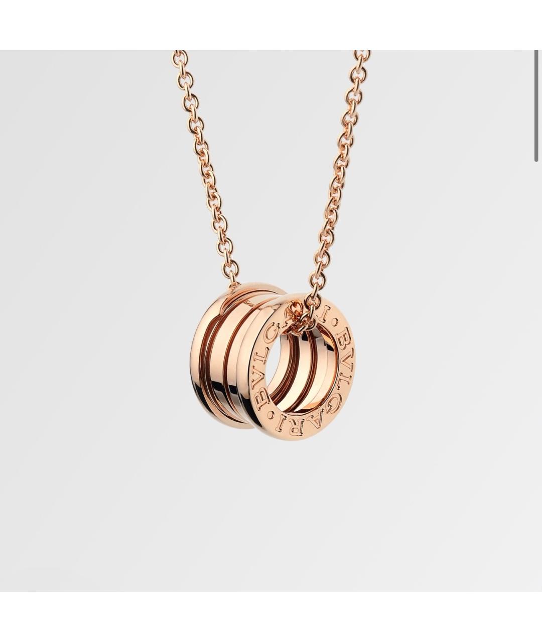 BVLGARI Розовое колье из розового золота, фото 8