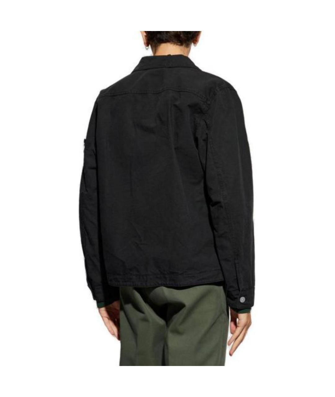 STONE ISLAND Черная куртка, фото 5