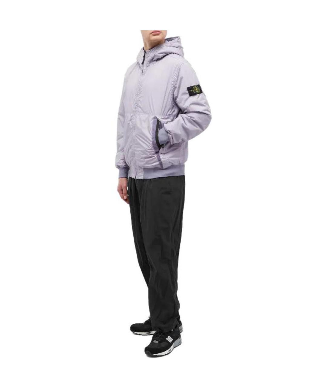STONE ISLAND Фиолетовая куртка, фото 2