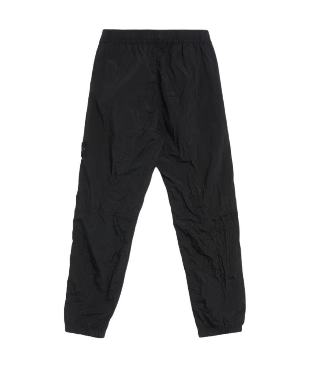 STONE ISLAND Черные повседневные брюки, фото 2