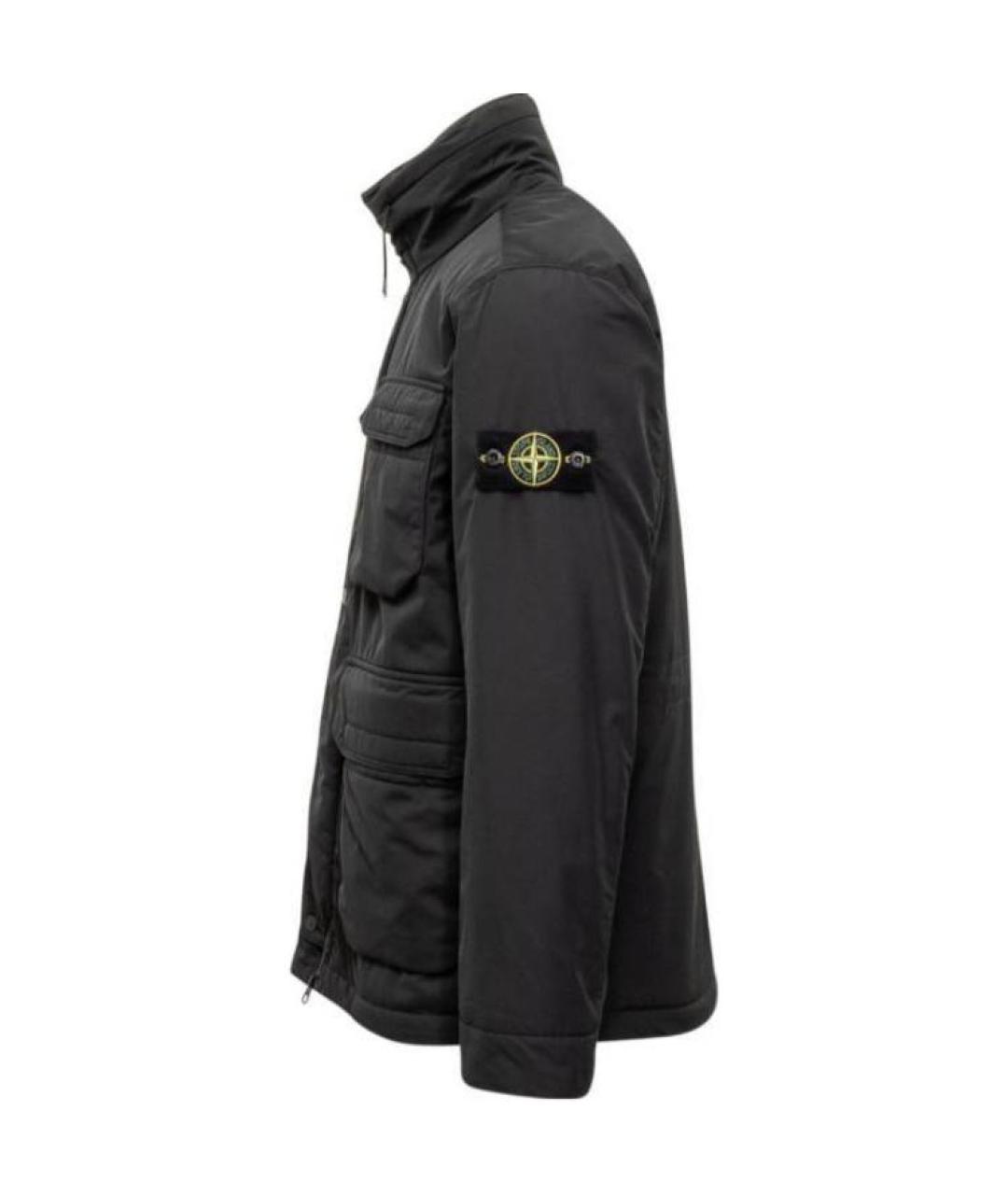 STONE ISLAND Черная куртка, фото 3
