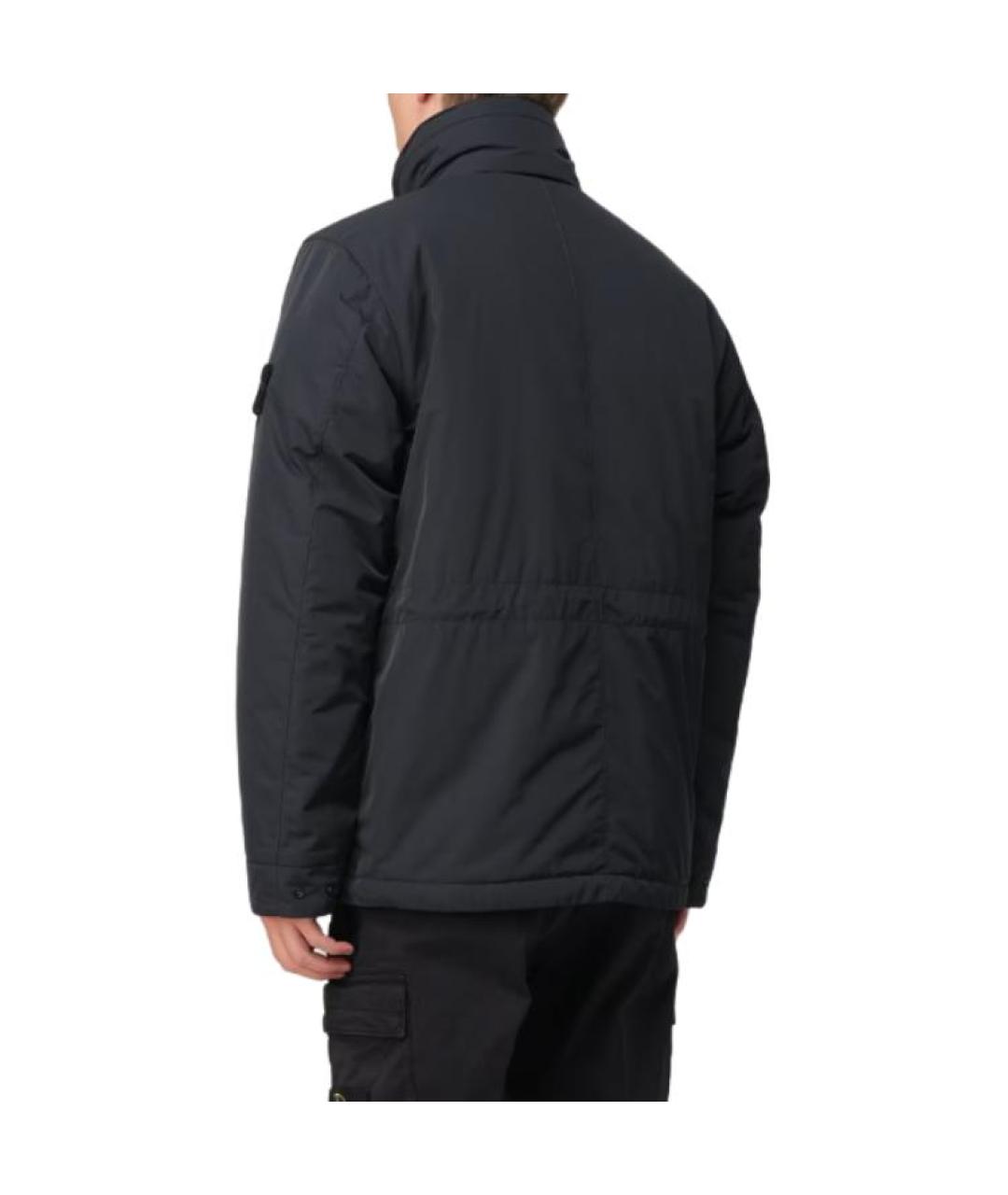 STONE ISLAND Черная куртка, фото 5