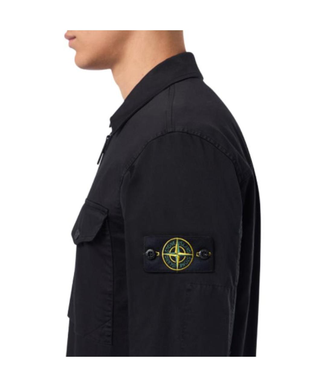 STONE ISLAND Черная куртка, фото 6
