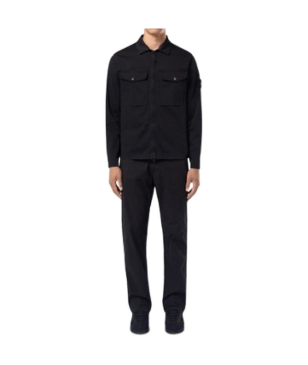 STONE ISLAND Черная куртка, фото 4