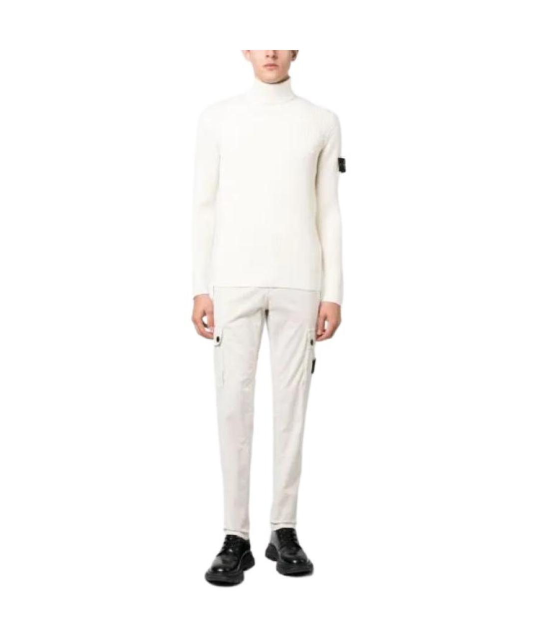 STONE ISLAND Белый джемпер / свитер, фото 2