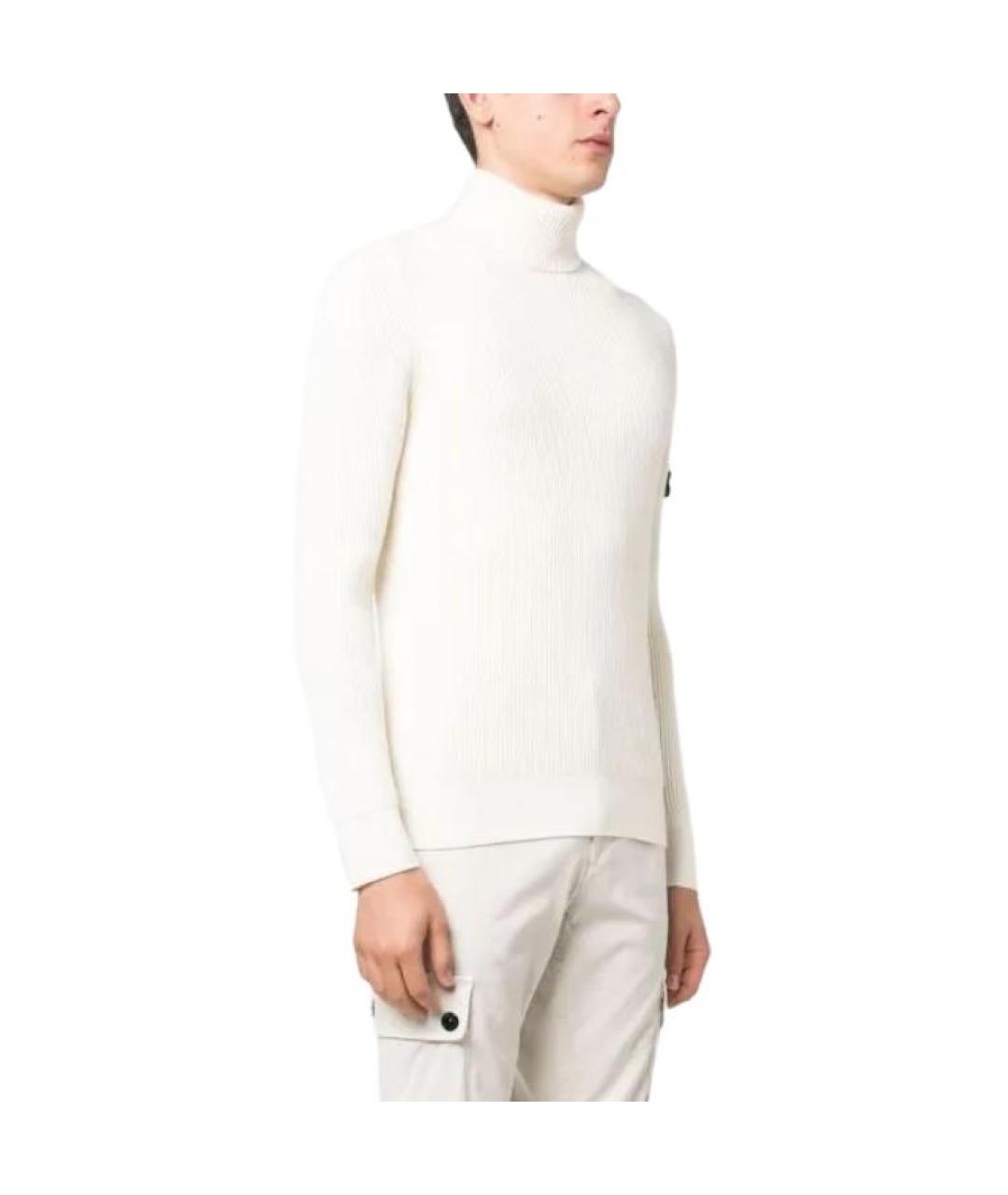 STONE ISLAND Белый джемпер / свитер, фото 4