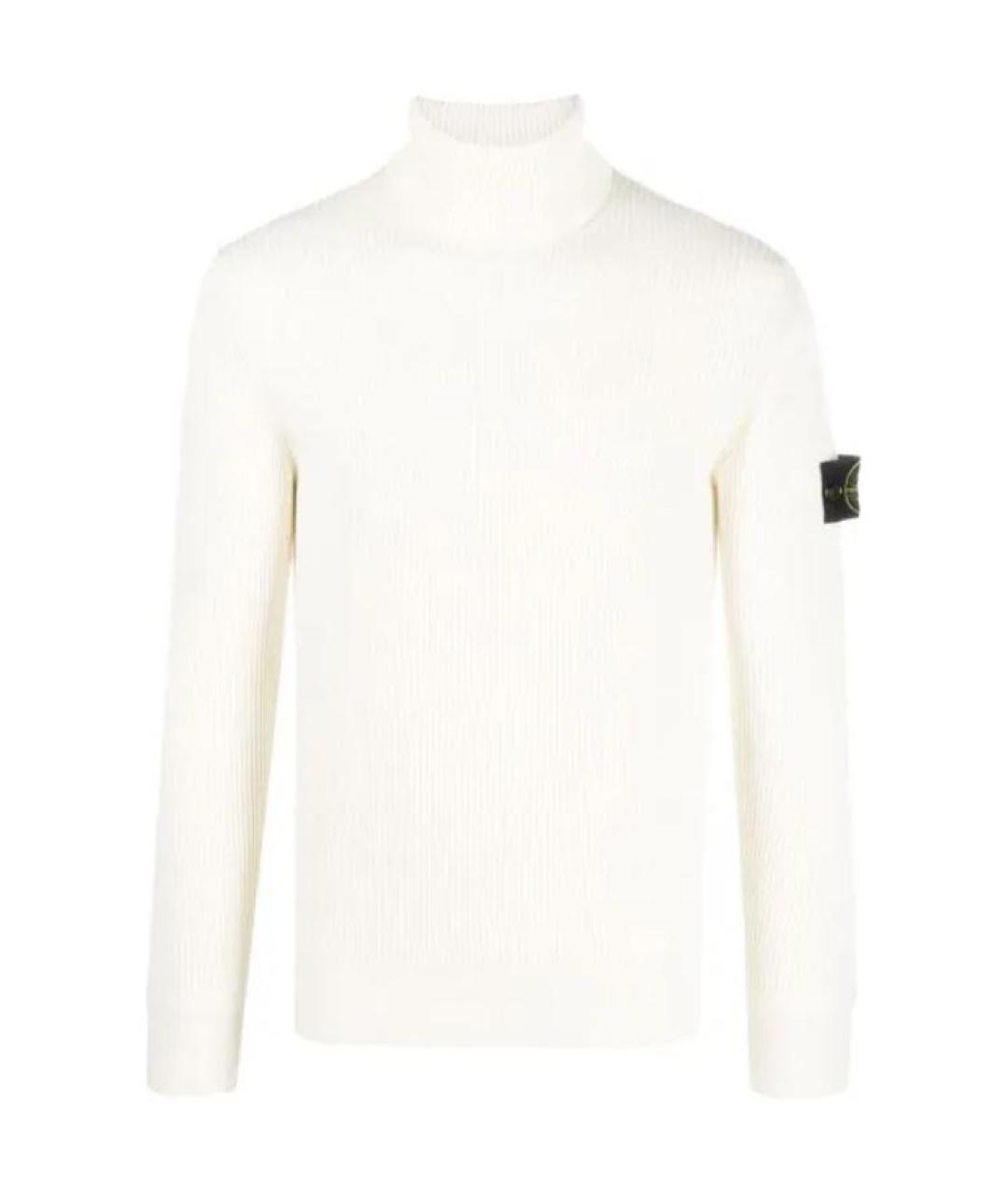 STONE ISLAND Белый джемпер / свитер, фото 1