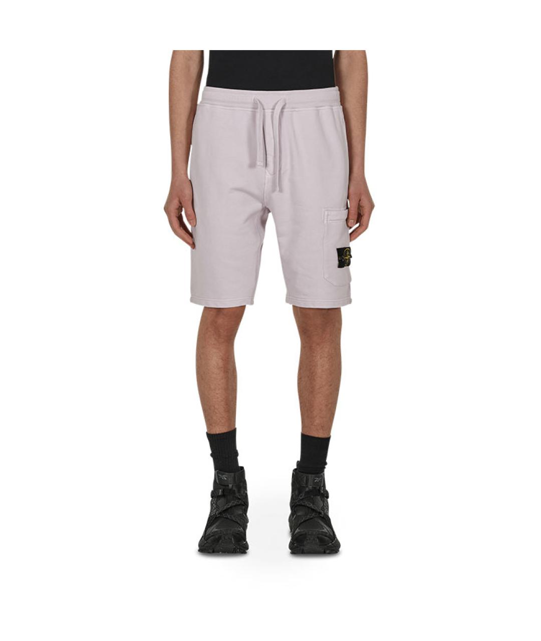 STONE ISLAND Фиолетовые шорты, фото 5