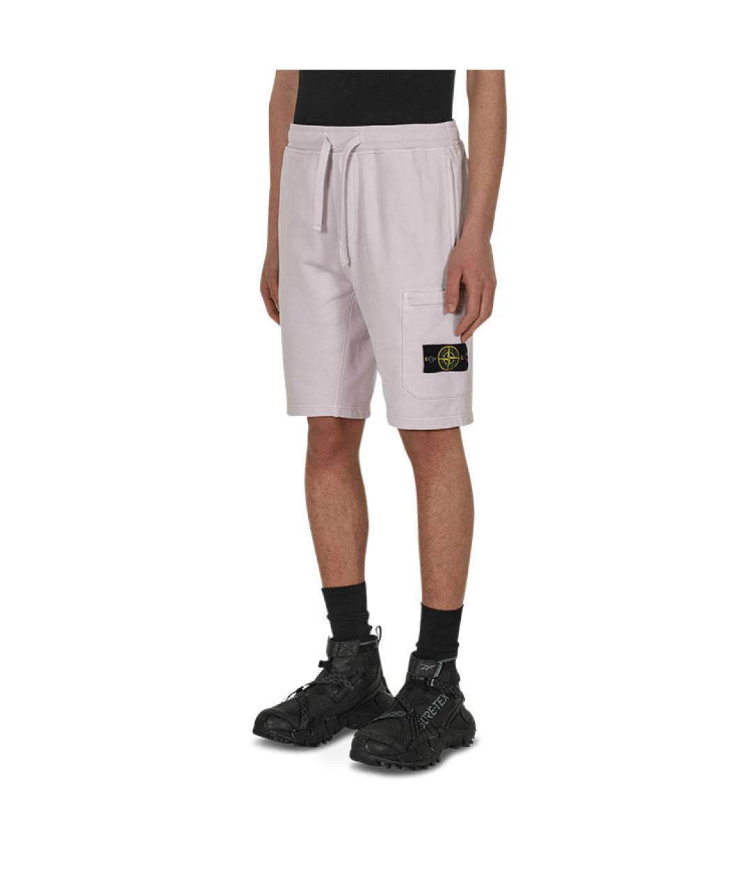 STONE ISLAND Фиолетовые шорты, фото 7