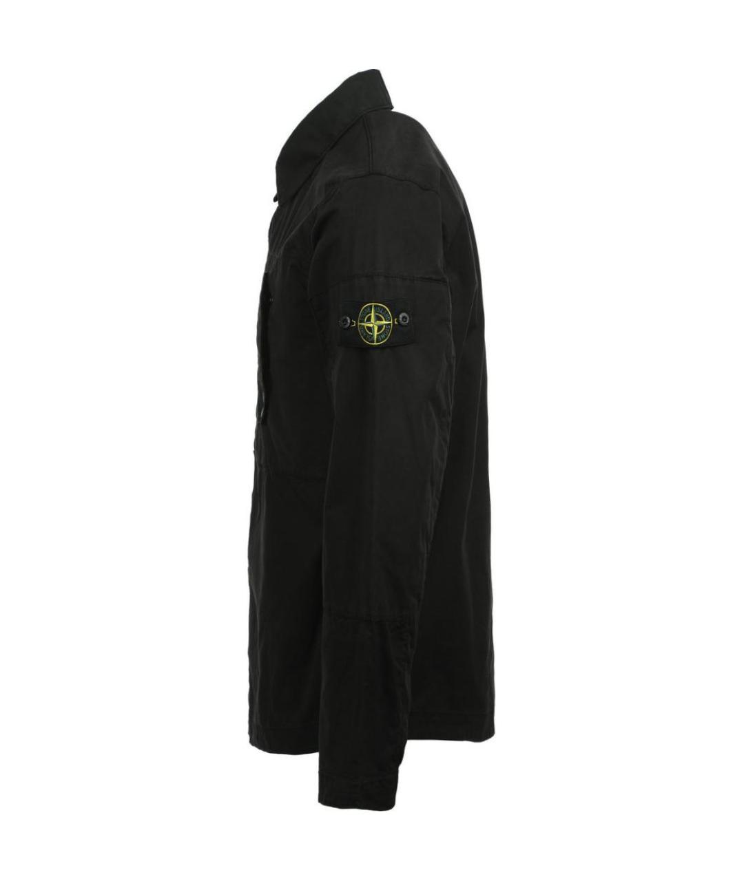 STONE ISLAND Черная куртка, фото 3