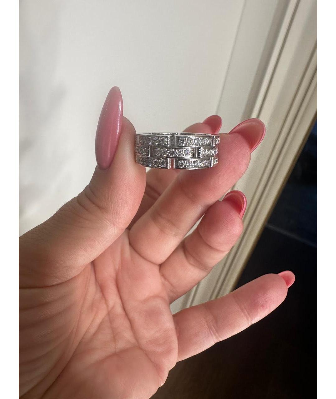 CARTIER Серебряное кольцо из белого золота, фото 4