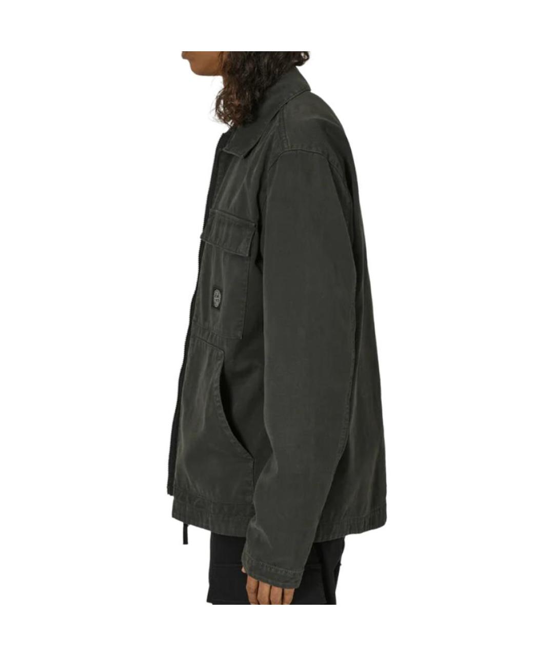 STONE ISLAND Серая куртка, фото 3