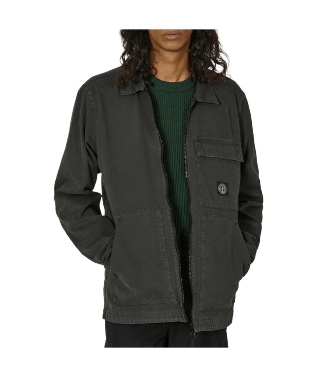 STONE ISLAND Серая куртка, фото 5