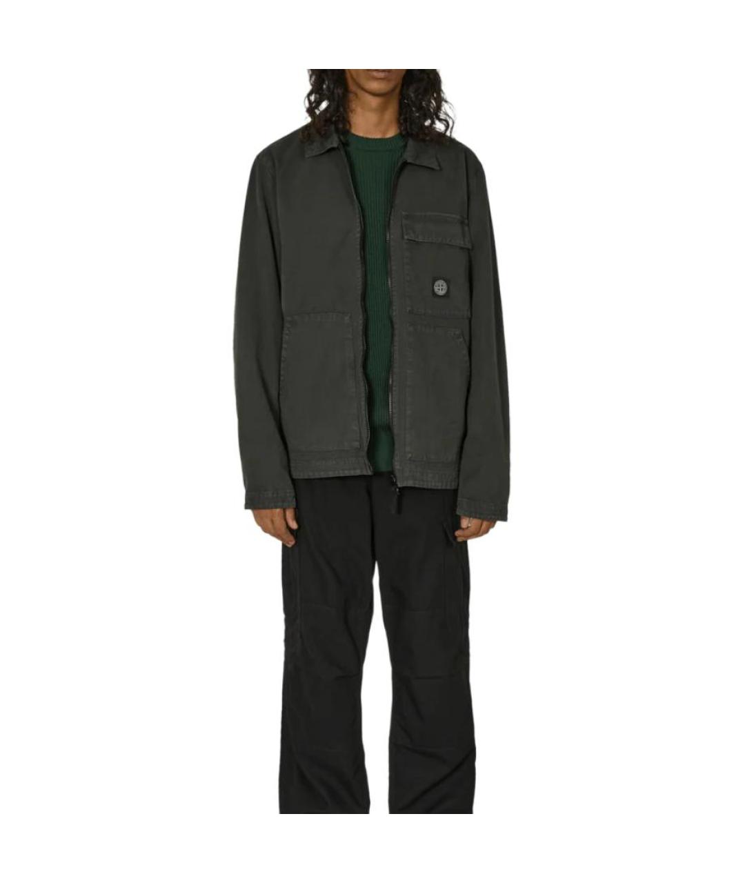 STONE ISLAND Серая куртка, фото 4