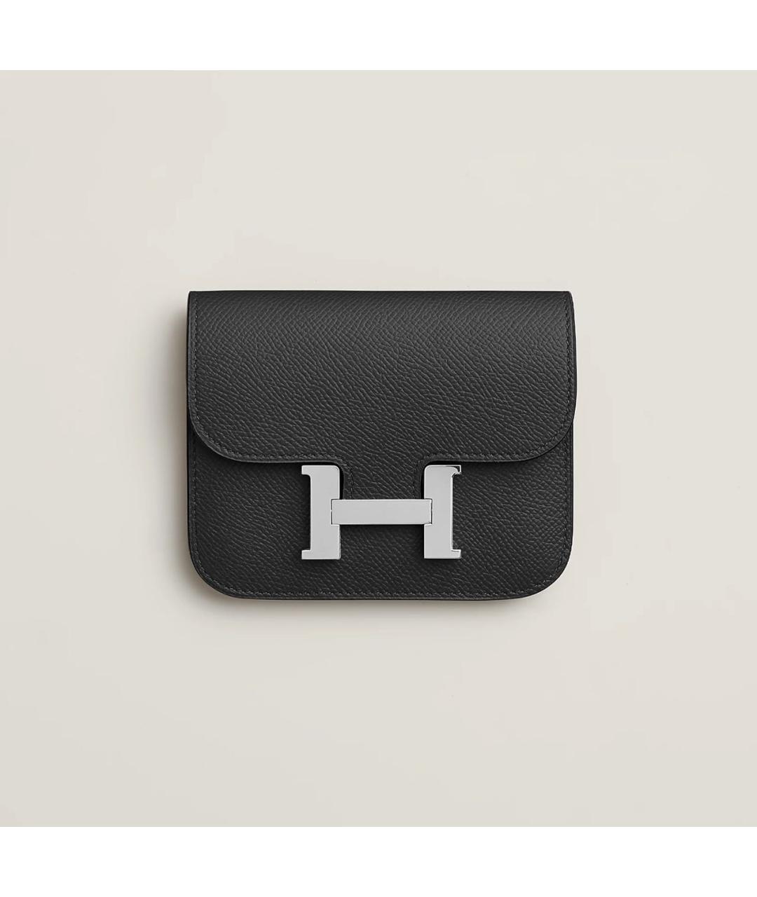 HERMES Черная кожаная поясная сумка, фото 5