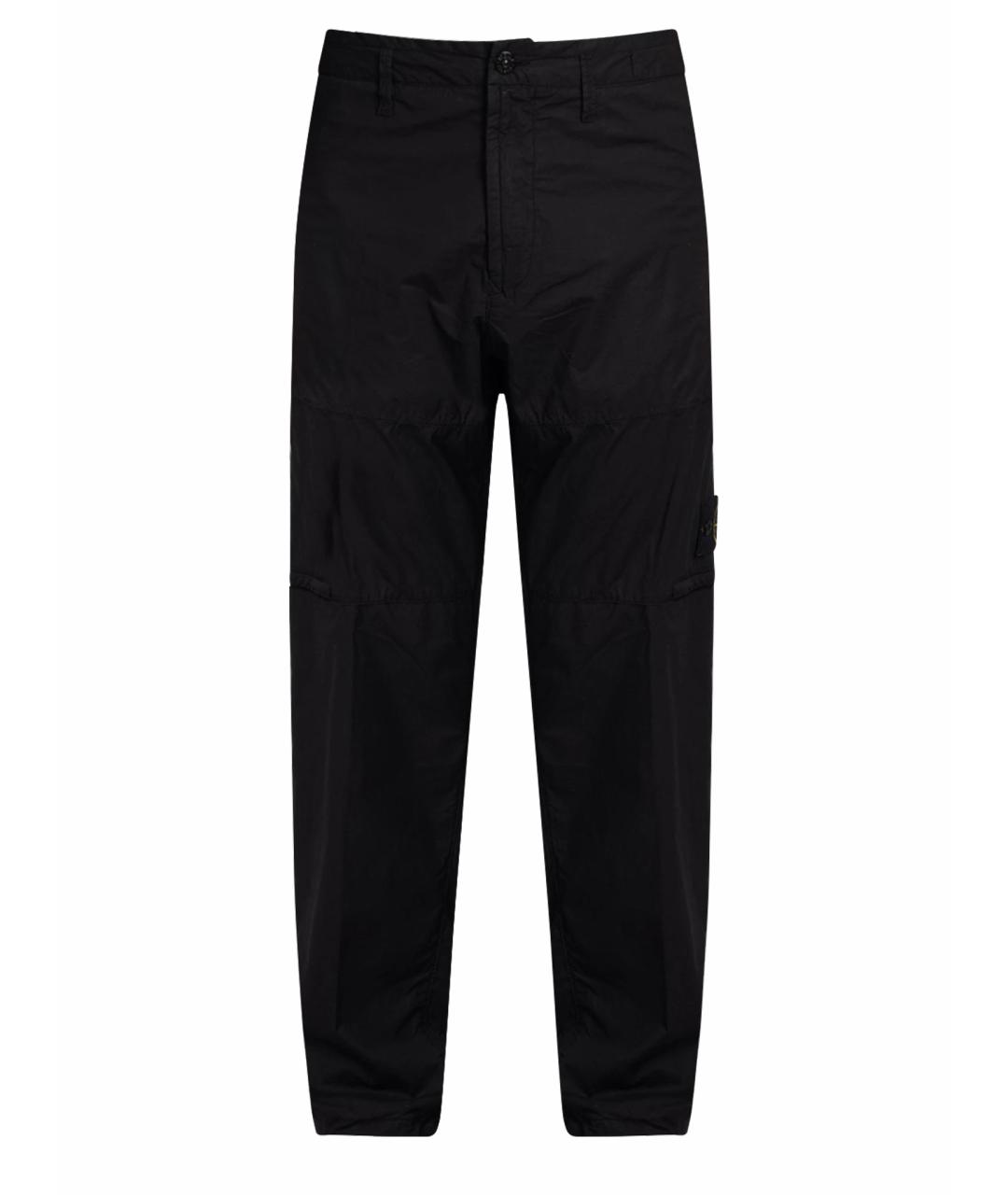 STONE ISLAND Черные повседневные брюки, фото 1