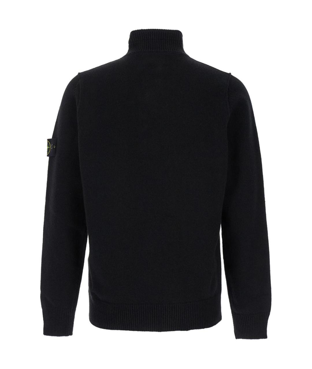 STONE ISLAND Черный джемпер / свитер, фото 2