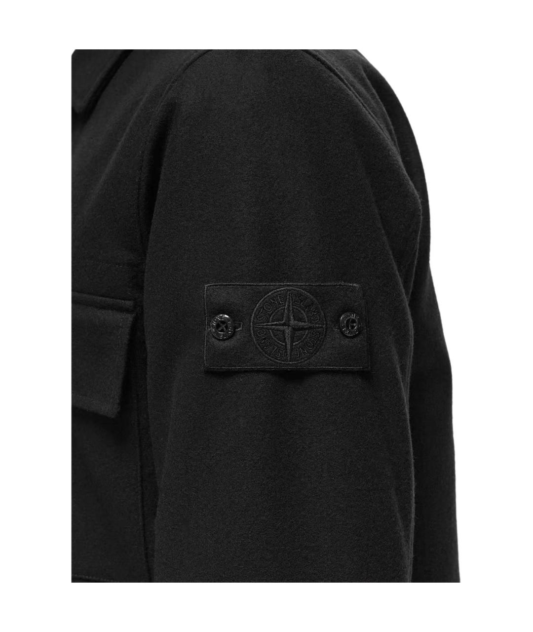 STONE ISLAND Черная куртка, фото 5