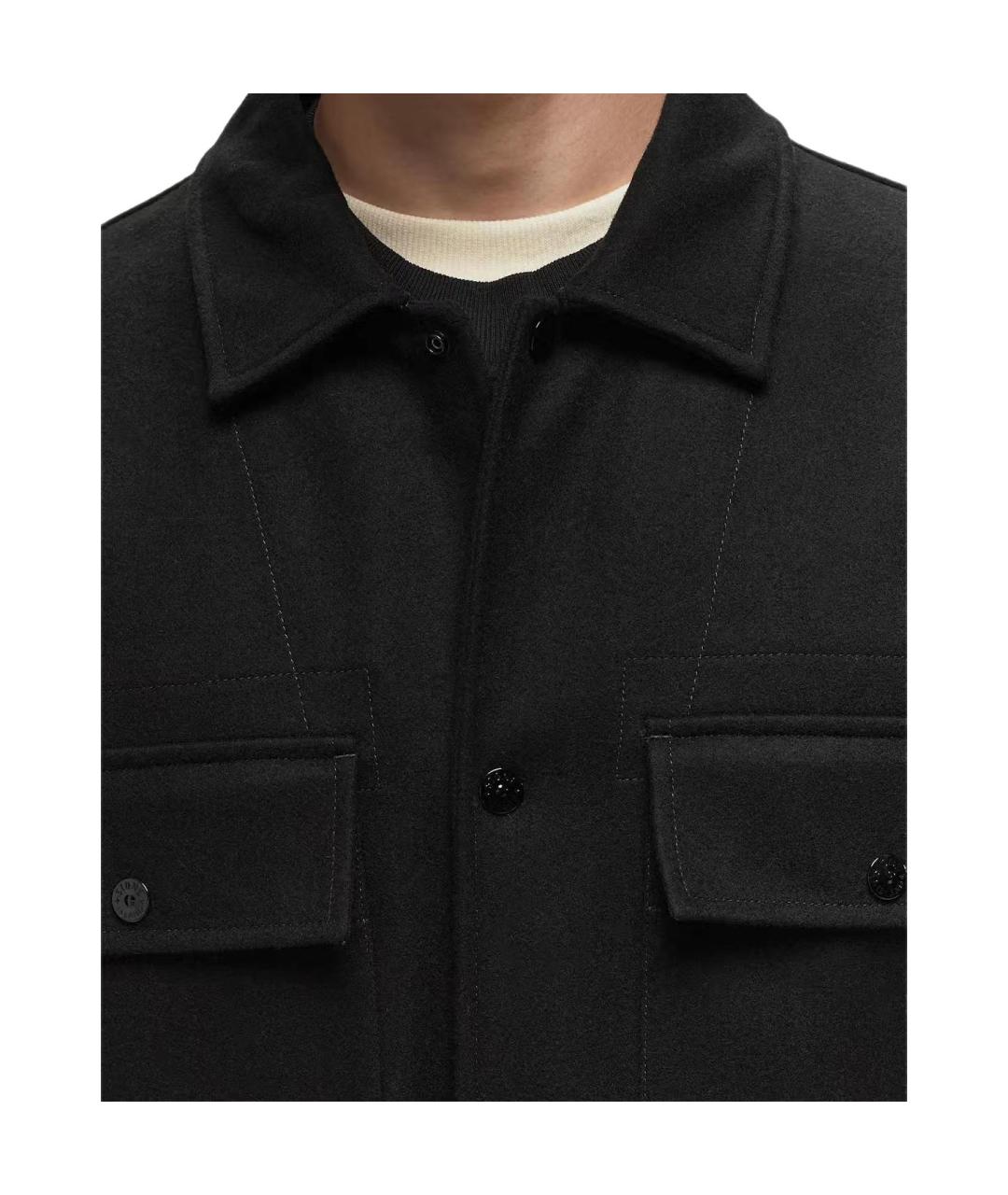 STONE ISLAND Черная куртка, фото 3