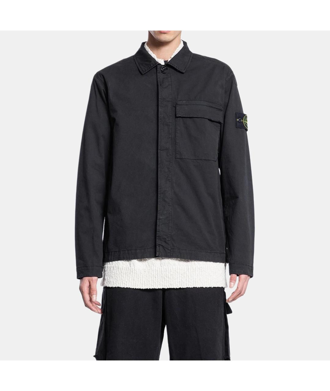 STONE ISLAND Черная куртка, фото 2