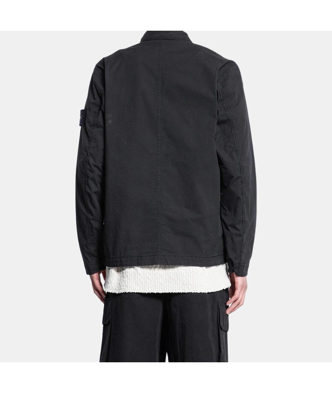 STONE ISLAND Черная куртка, фото 3
