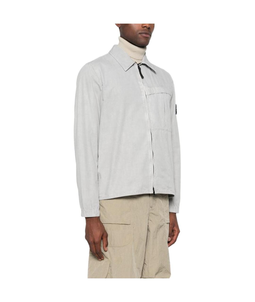 STONE ISLAND Серая куртка, фото 4
