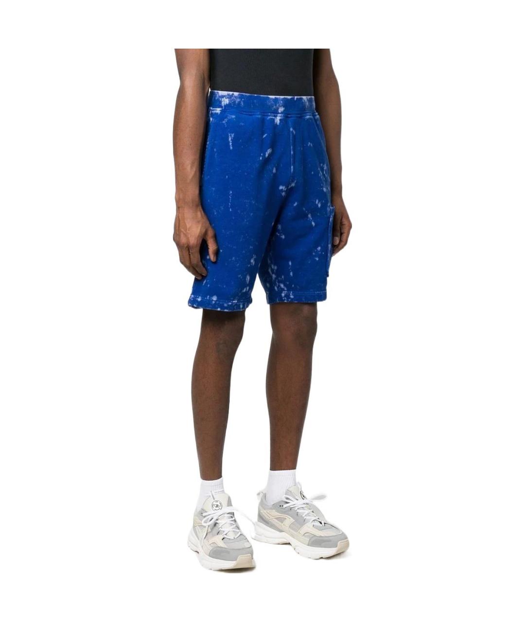 STONE ISLAND Синие шорты, фото 4