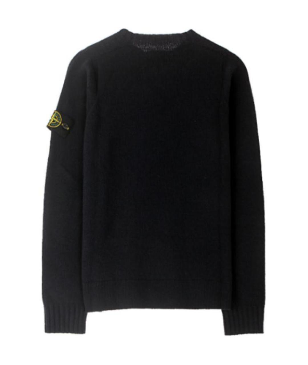 STONE ISLAND Темно-синий джемпер / свитер, фото 2