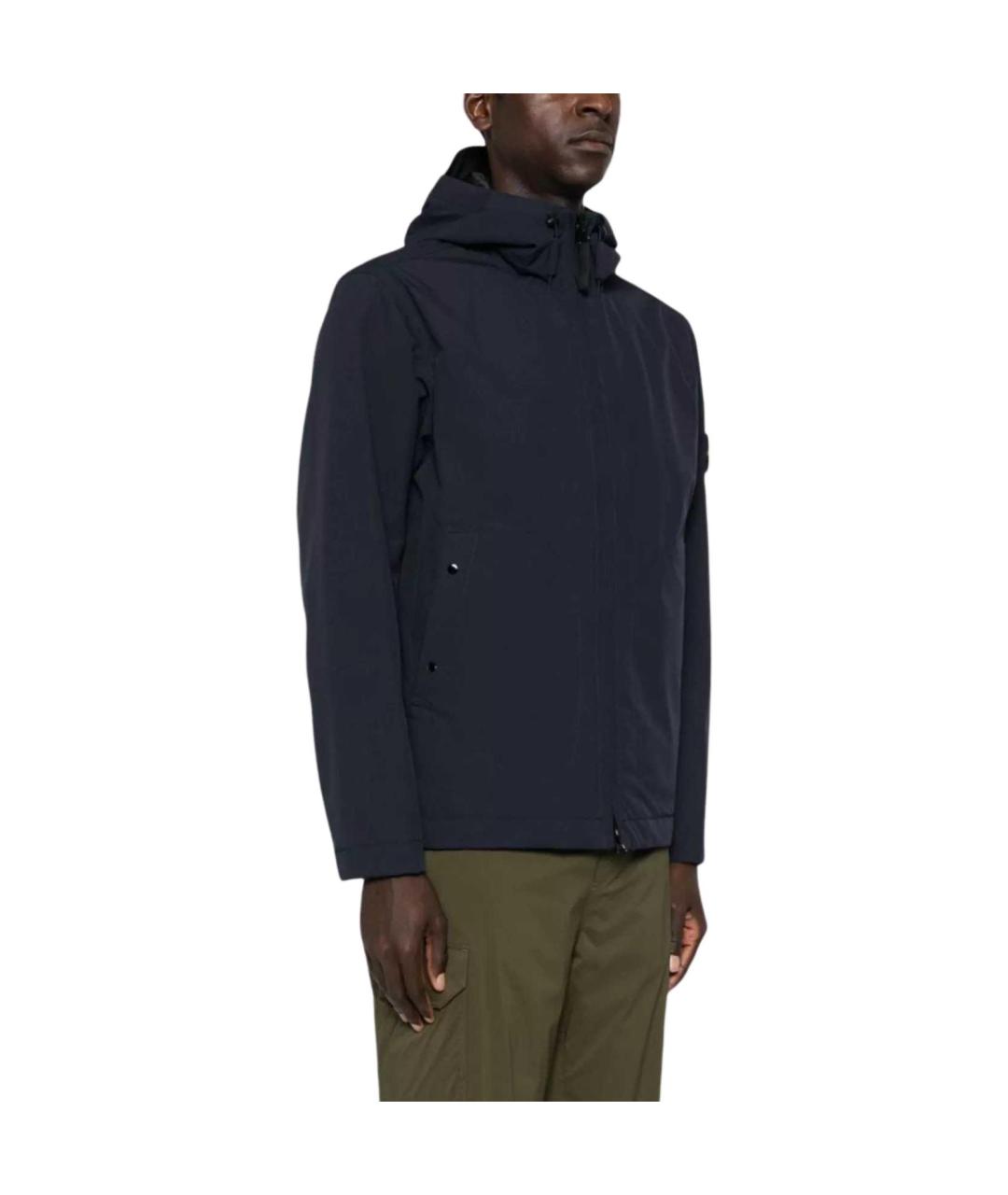 STONE ISLAND Темно-синяя куртка, фото 4