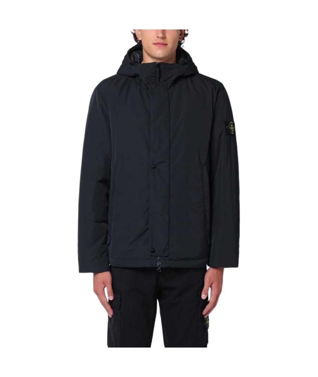 STONE ISLAND Черная куртка, фото 3
