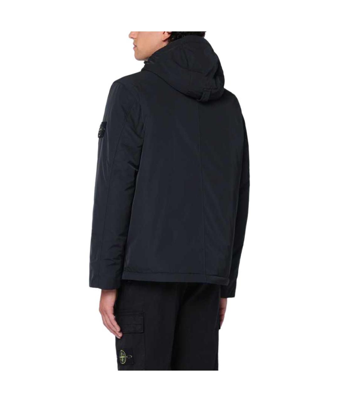 STONE ISLAND Черная куртка, фото 5