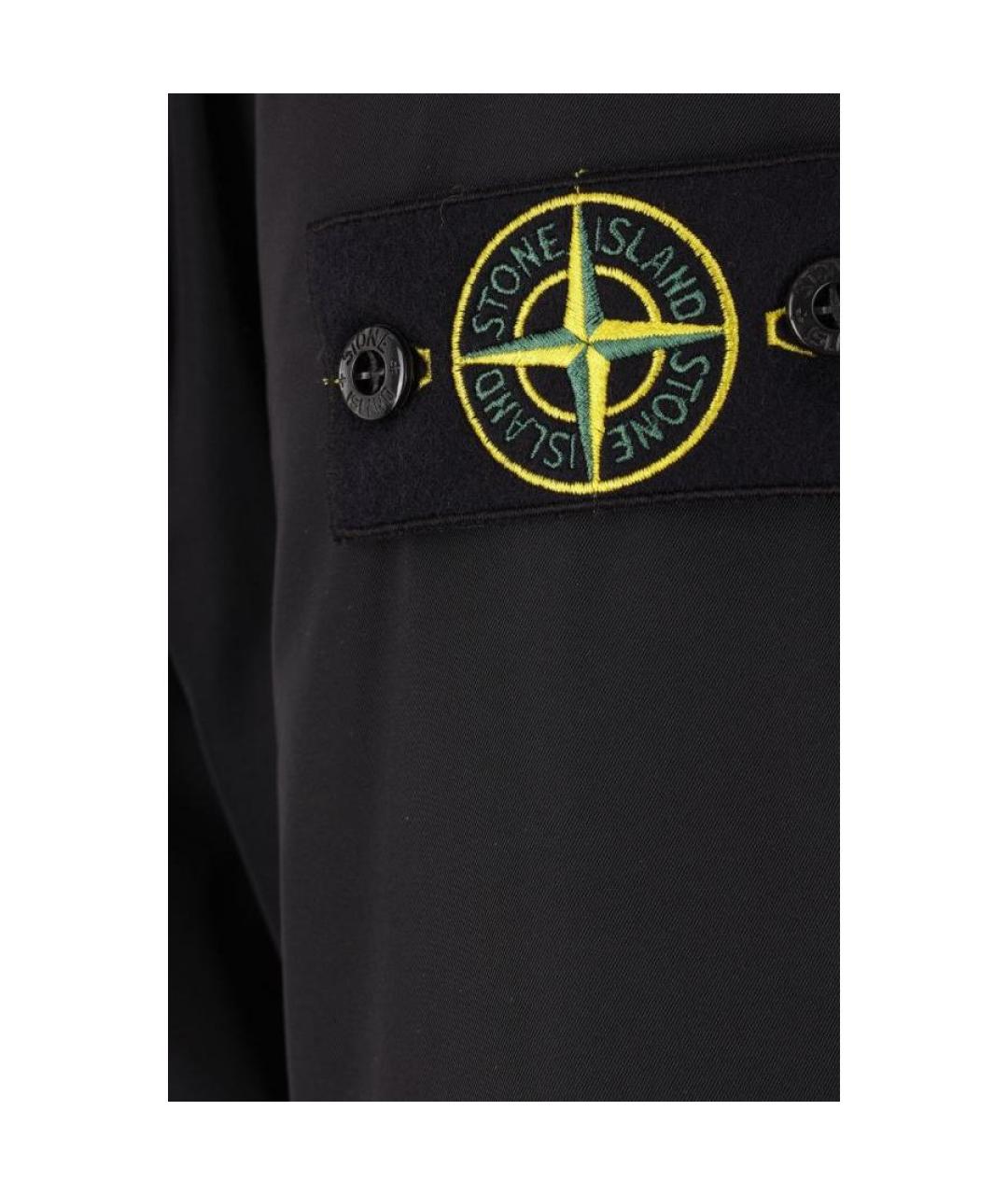 STONE ISLAND Черная куртка, фото 6