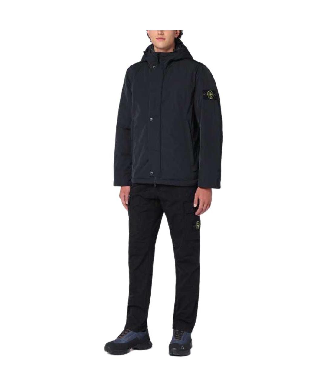 STONE ISLAND Черная куртка, фото 4